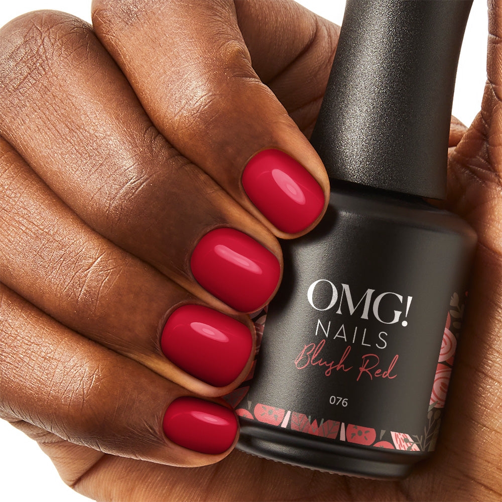 Errötender roter Gel-Nagellack